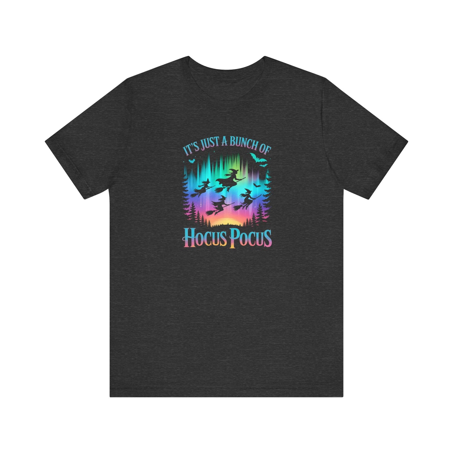 Hocus Pocus T-Shirt - Neon Witch Halloween Graphic Tee