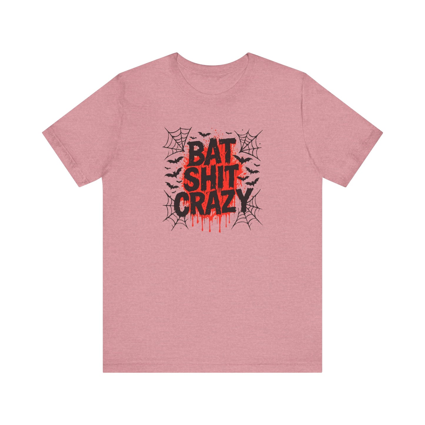 Bat Shit Crazy Shirt - Funny Halloween Graphic Tee, Spooky Humor T-Shirt