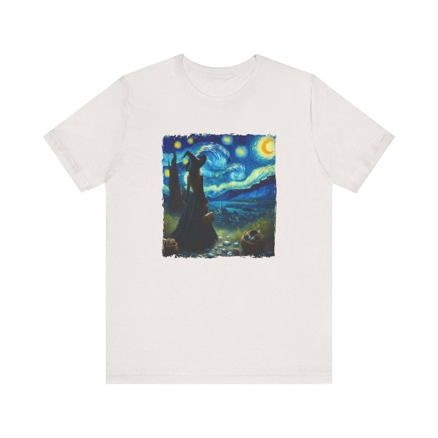 Witch Starry Night Parody T-Shirt - Goateez Style