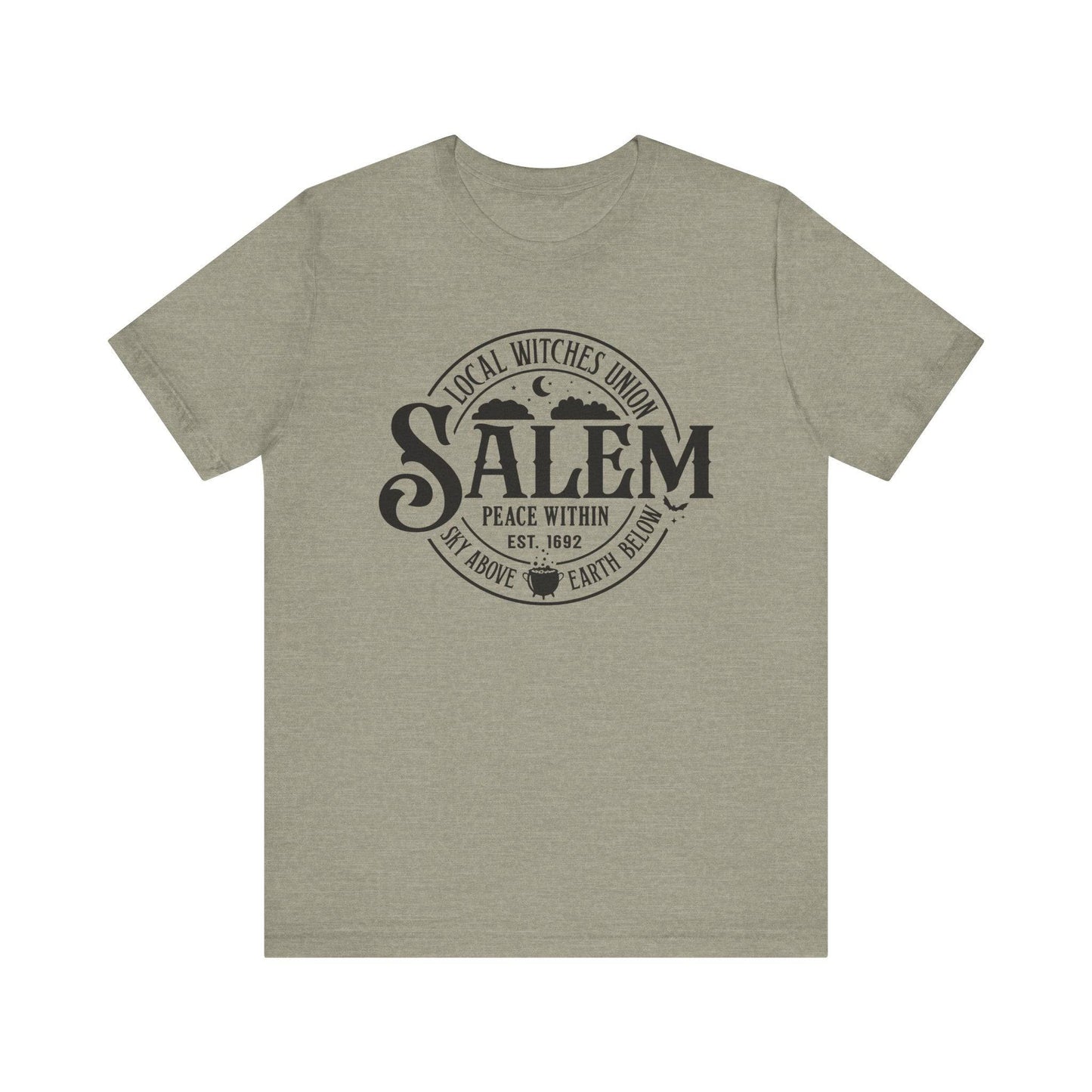 Salem Local Witches Union Humorous Halloween Graphic T-Shirt - Goateez Style