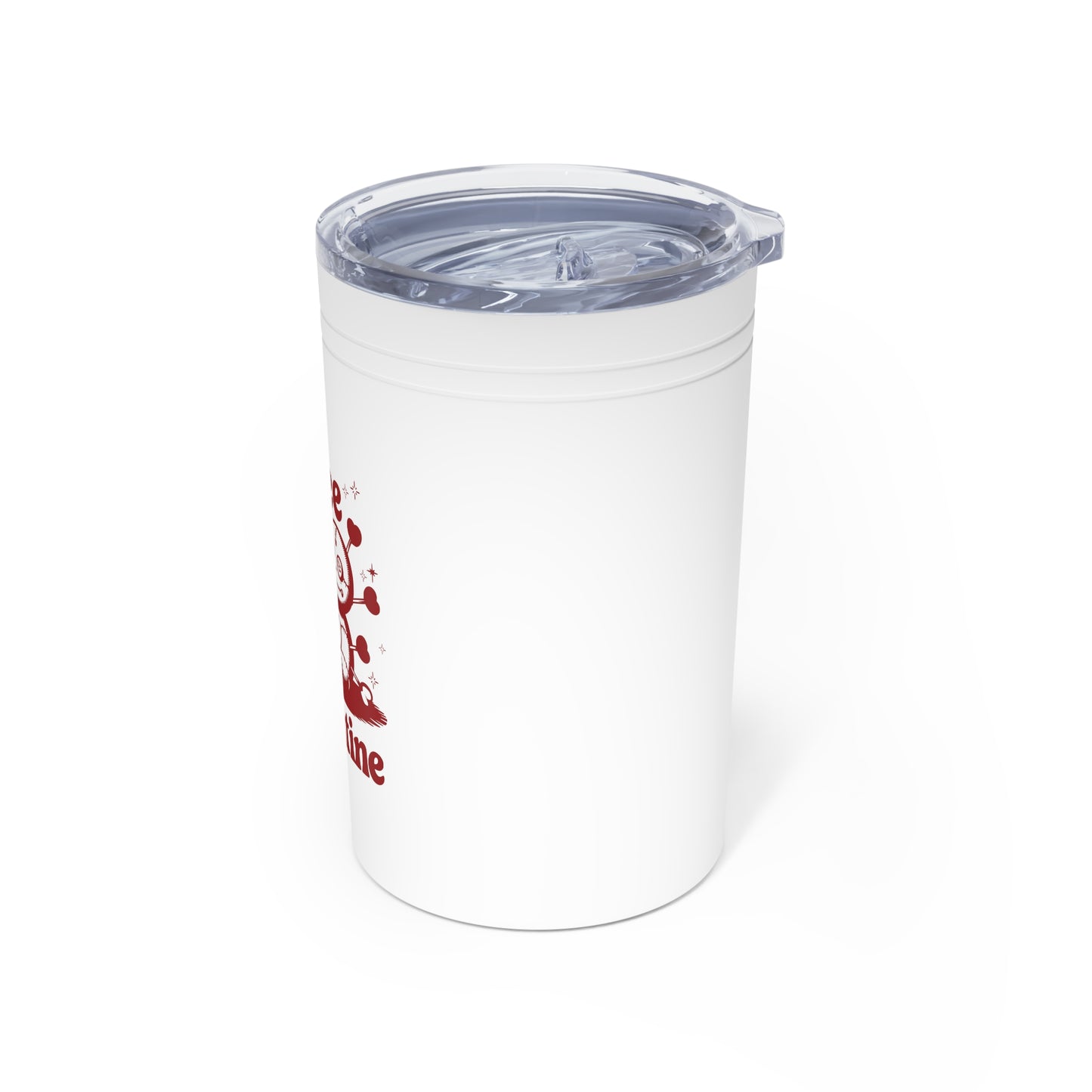 Coffee Is My Valentine 11oz Insulated Vacuum Tumbler - Funny Coffee Lover Gift - Goateez Style