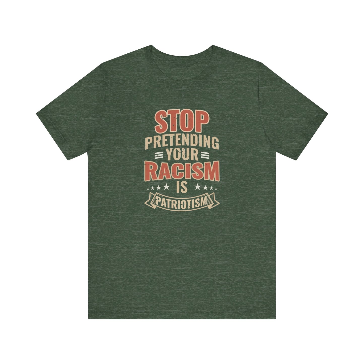 Stop Racism Shirt | Anti Racist Political Protest Tee - Goateez Style