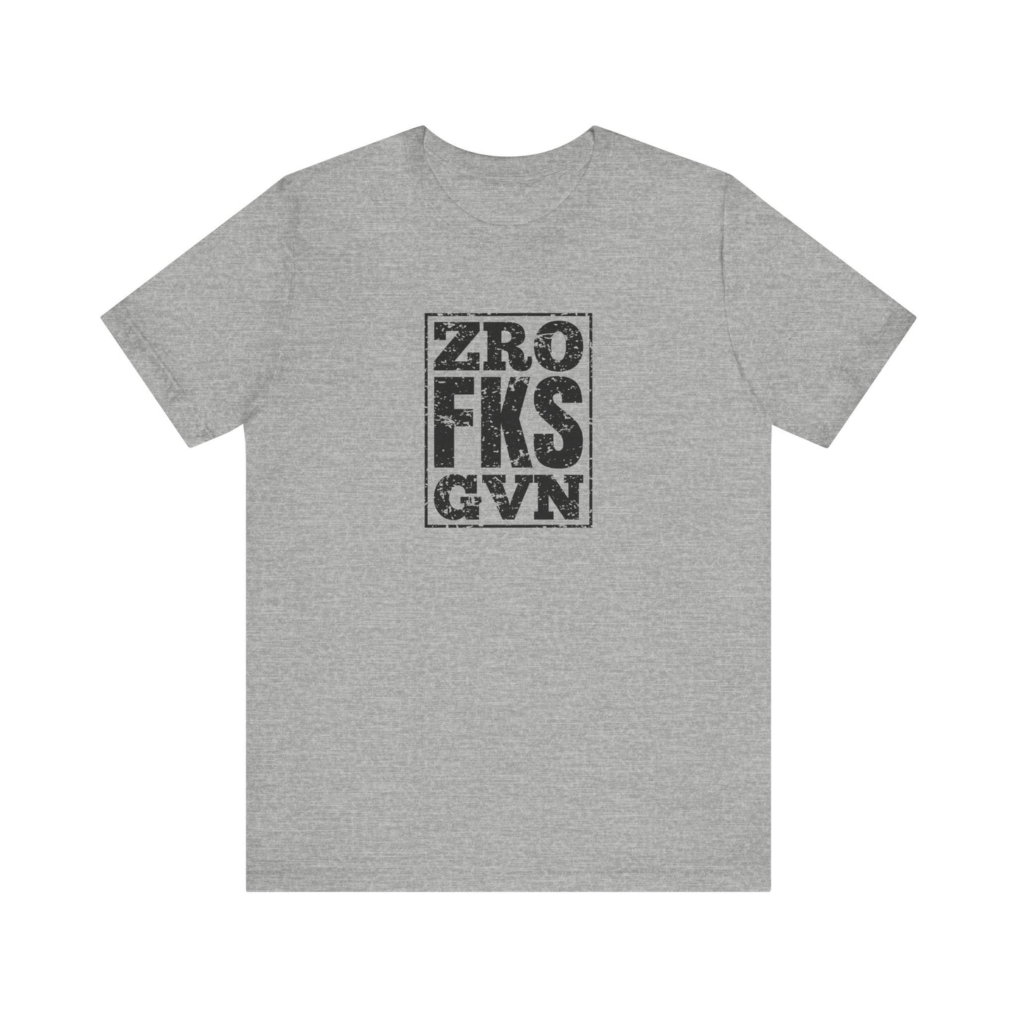 Zero F*cks Given T-Shirt - Funny Sarcastic Attitude Tee