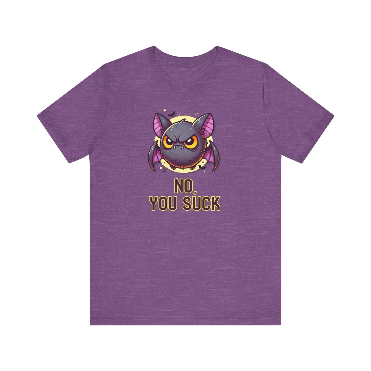 No, You Suck Halloween T-Shirt - Funny Bat Innuendo Tee - Goateez Style