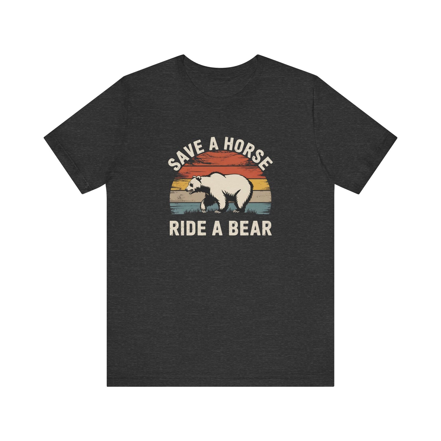 Save a Horse Ride a Bear Funny Gay Pride Shirt