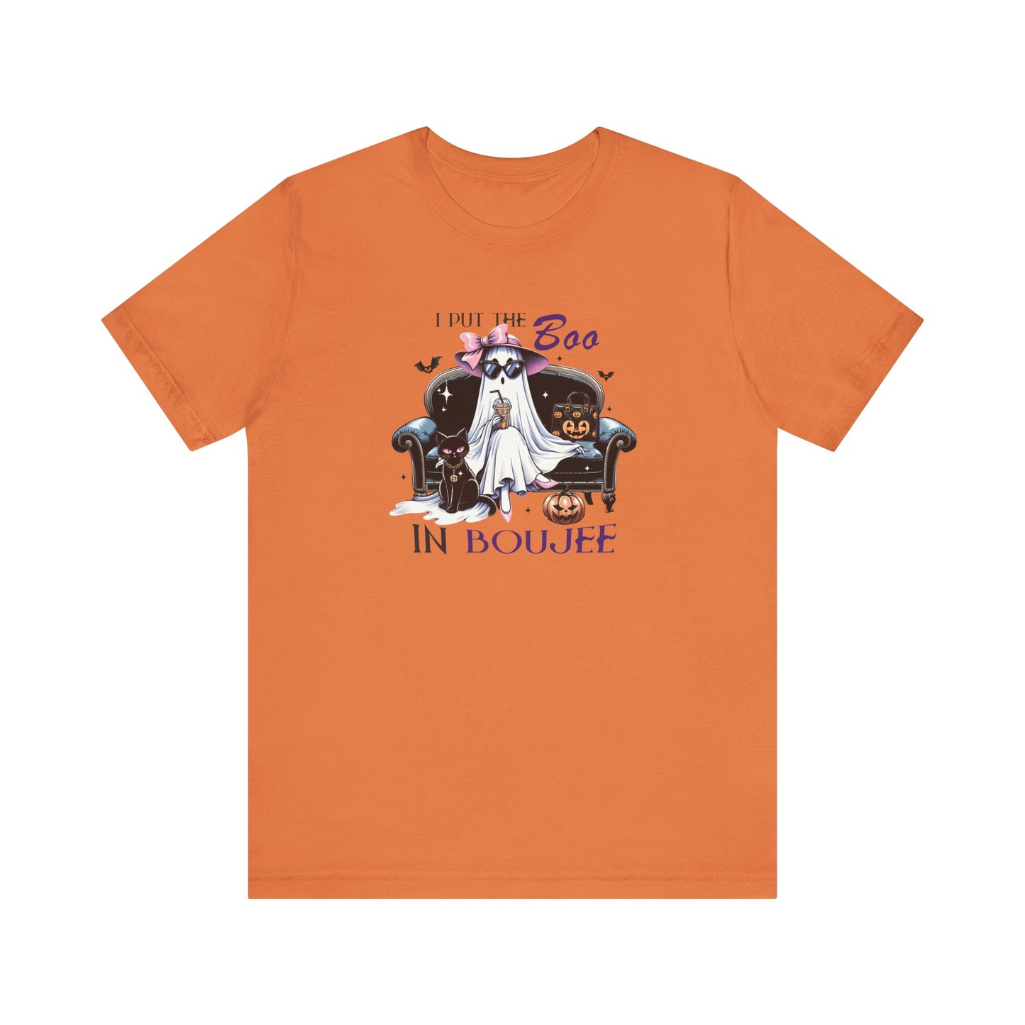 Boujee Ghost Halloween Shirt - I Put the Boo in Boujee Tee
