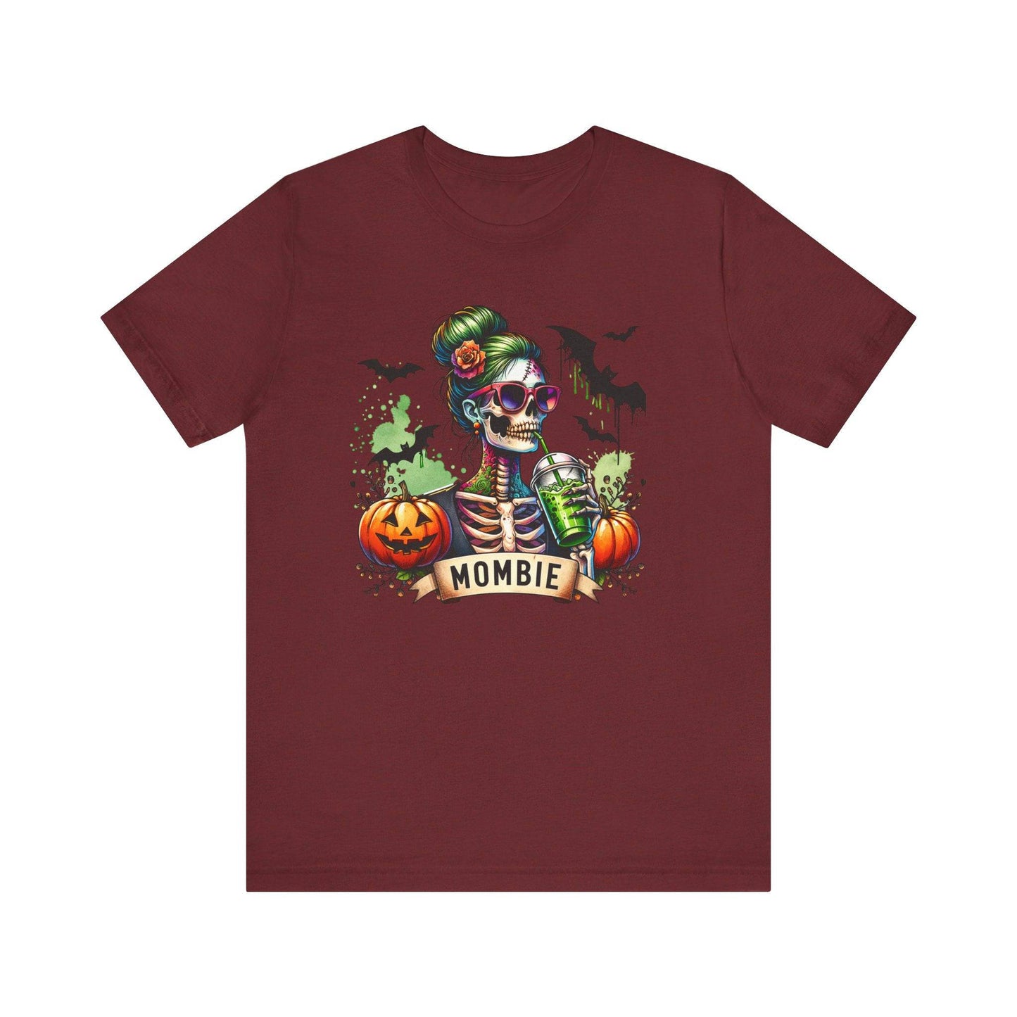 Mombie Halloween T-Shirt - Funny Skeleton Mom Design - Goateez Style