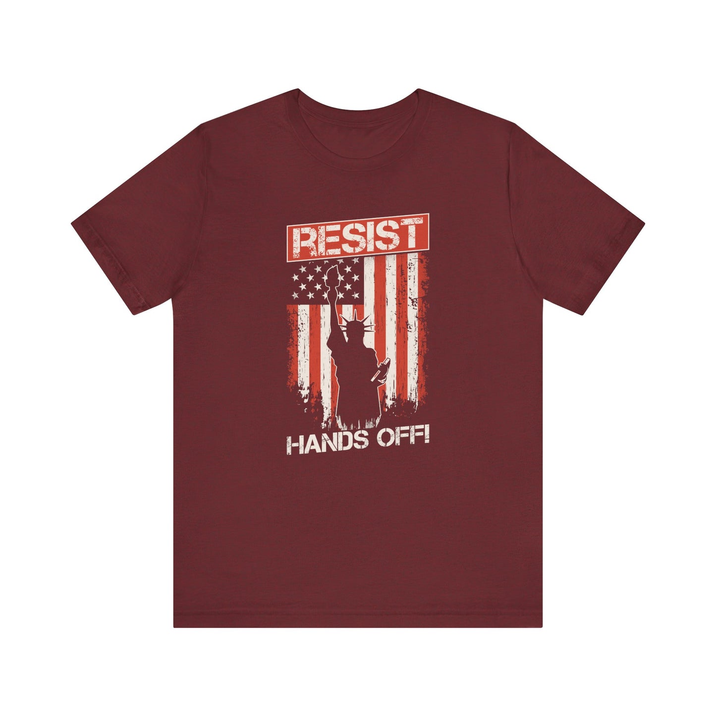Resist Hands Off Shirt - Distressed Protest Tee - Goateez Style