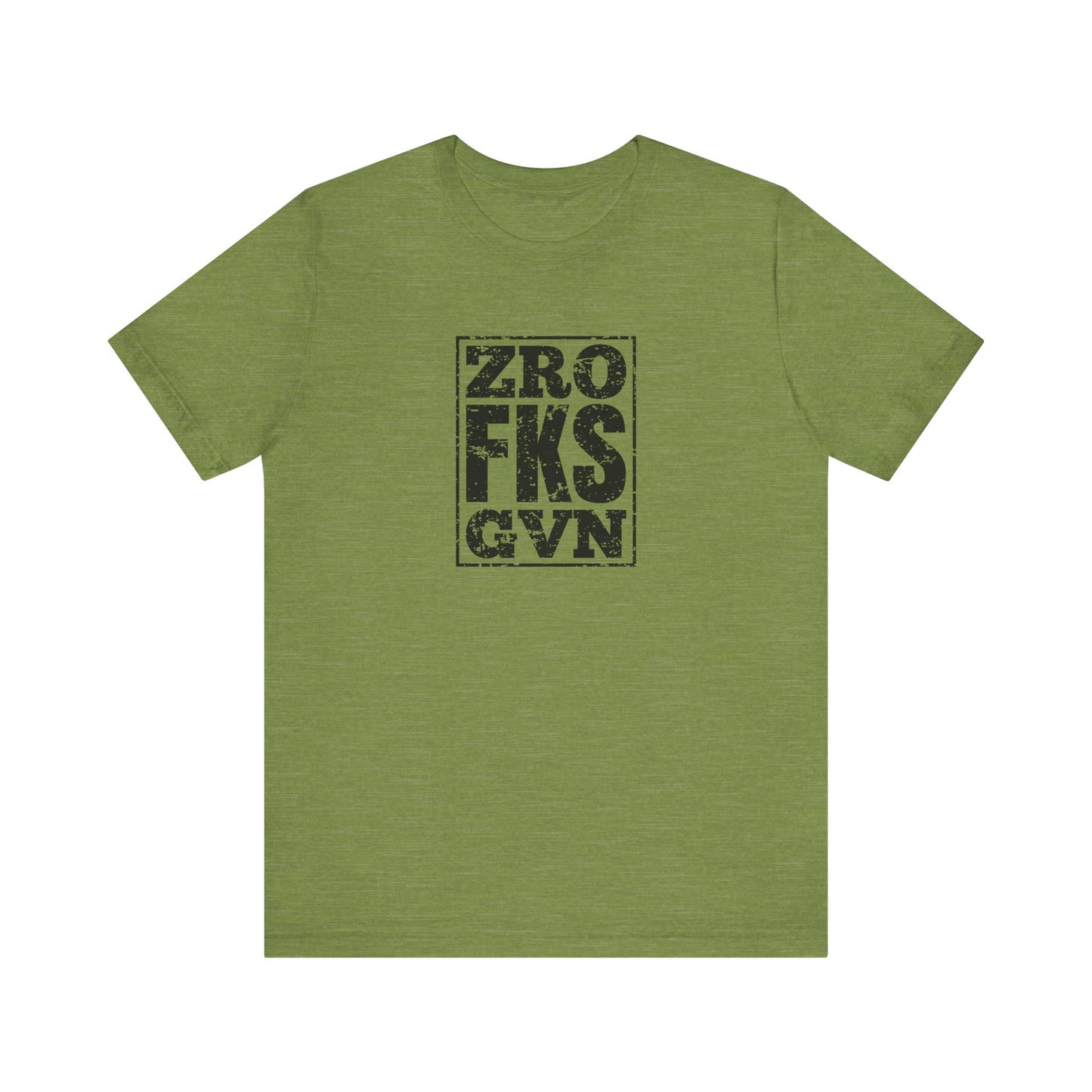 Zero F*cks Given T-Shirt - Funny Sarcastic Attitude Tee