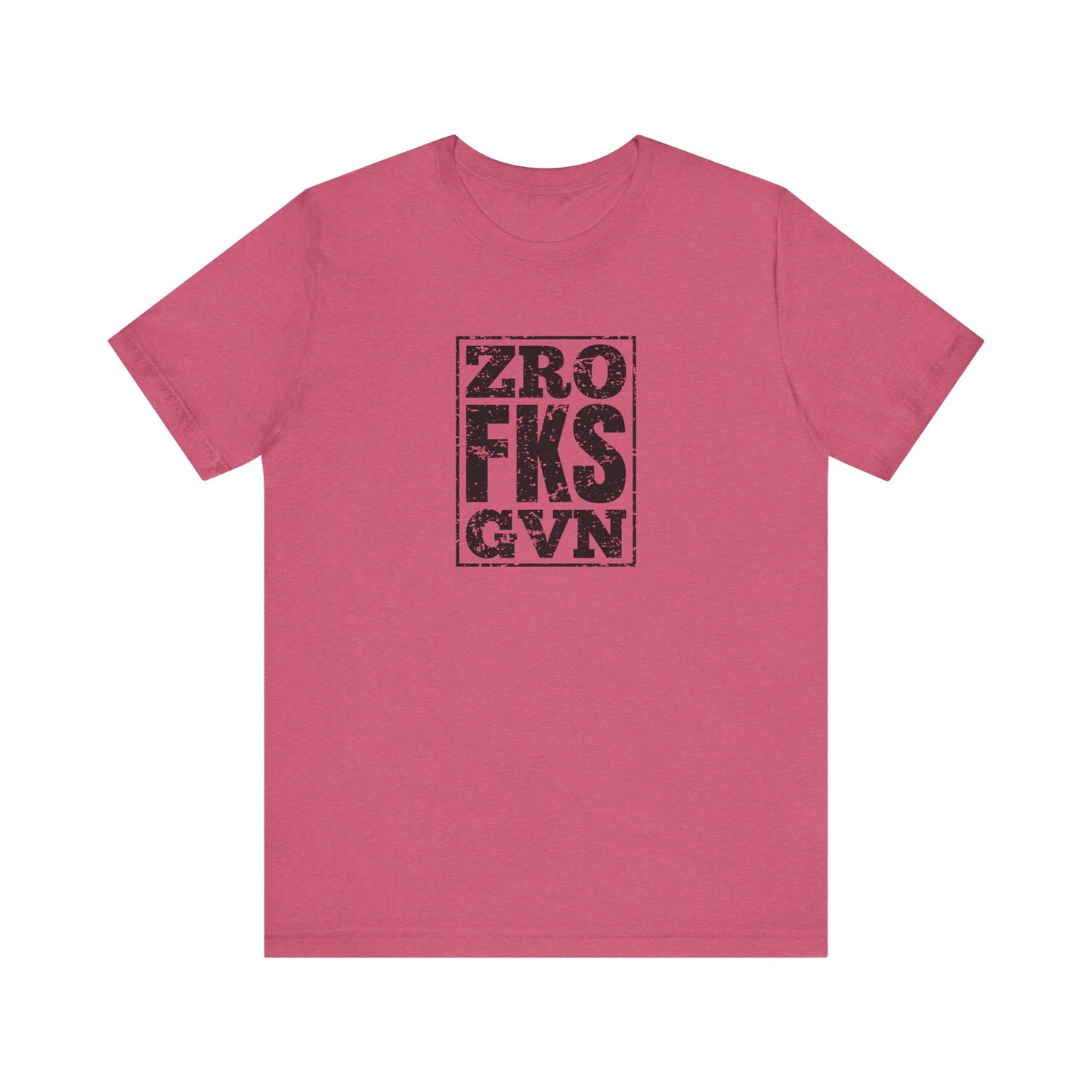 Zero F*cks Given T-Shirt - Funny Sarcastic Attitude Tee