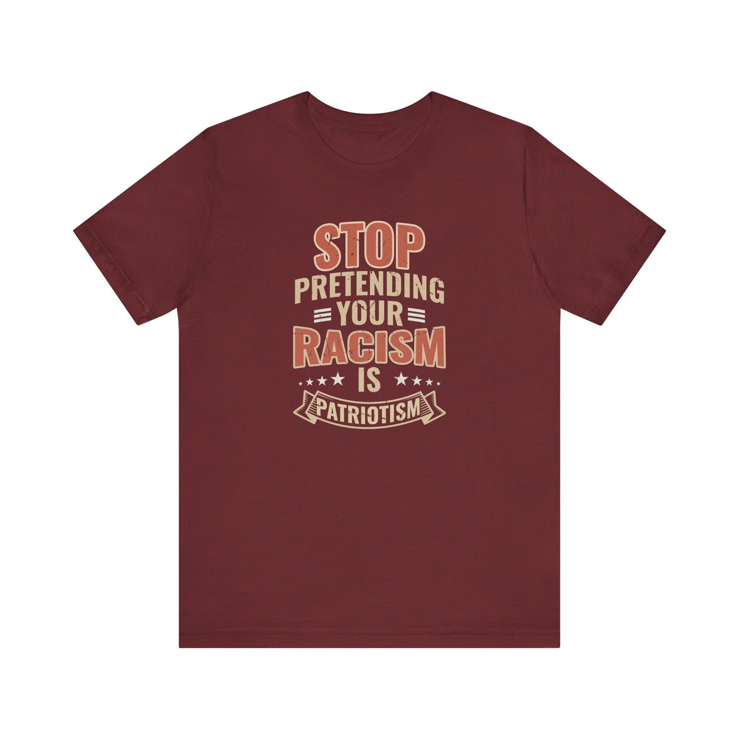 Stop Racism Shirt | Anti Racist Political Protest Tee - Goateez Style