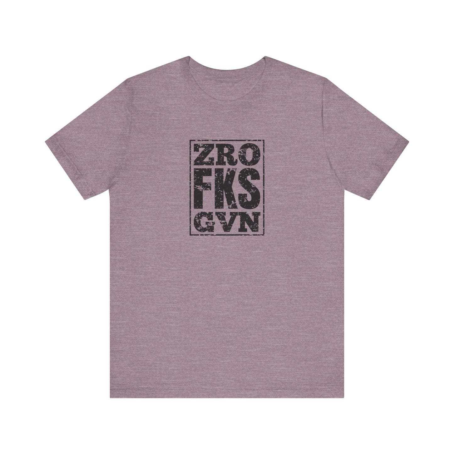Zero F*cks Given T-Shirt - Funny Sarcastic Attitude Tee