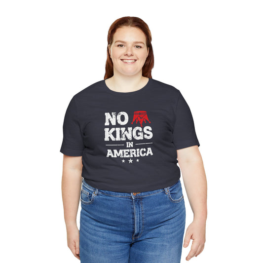 No Kings in America Shirt - Protest Patriotic Tee