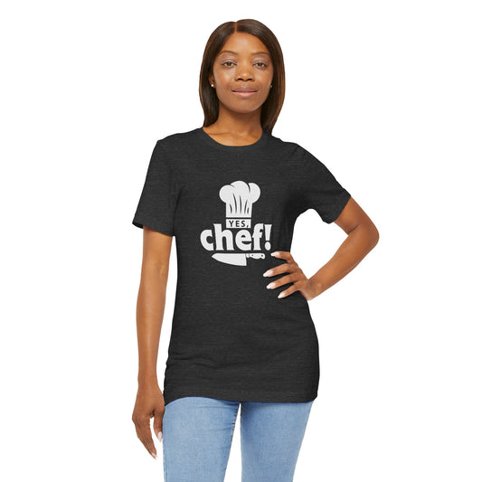 Yes Chef T-Shirt Funny Cooking The Bear Inspired Tee - Goateez Style