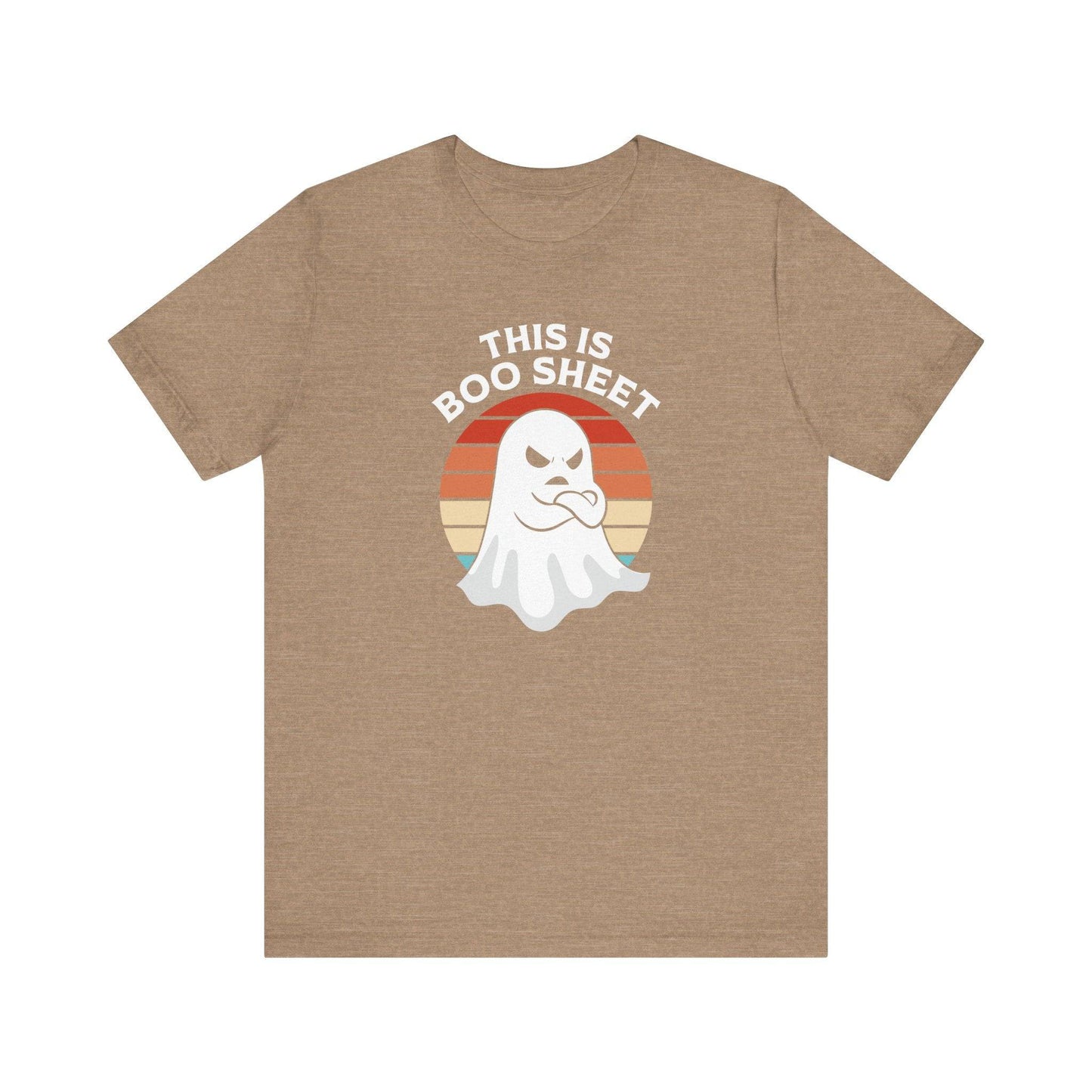 This is Boo Sheet Humorous Halloween Graphic T-Shirt - Goateez Style