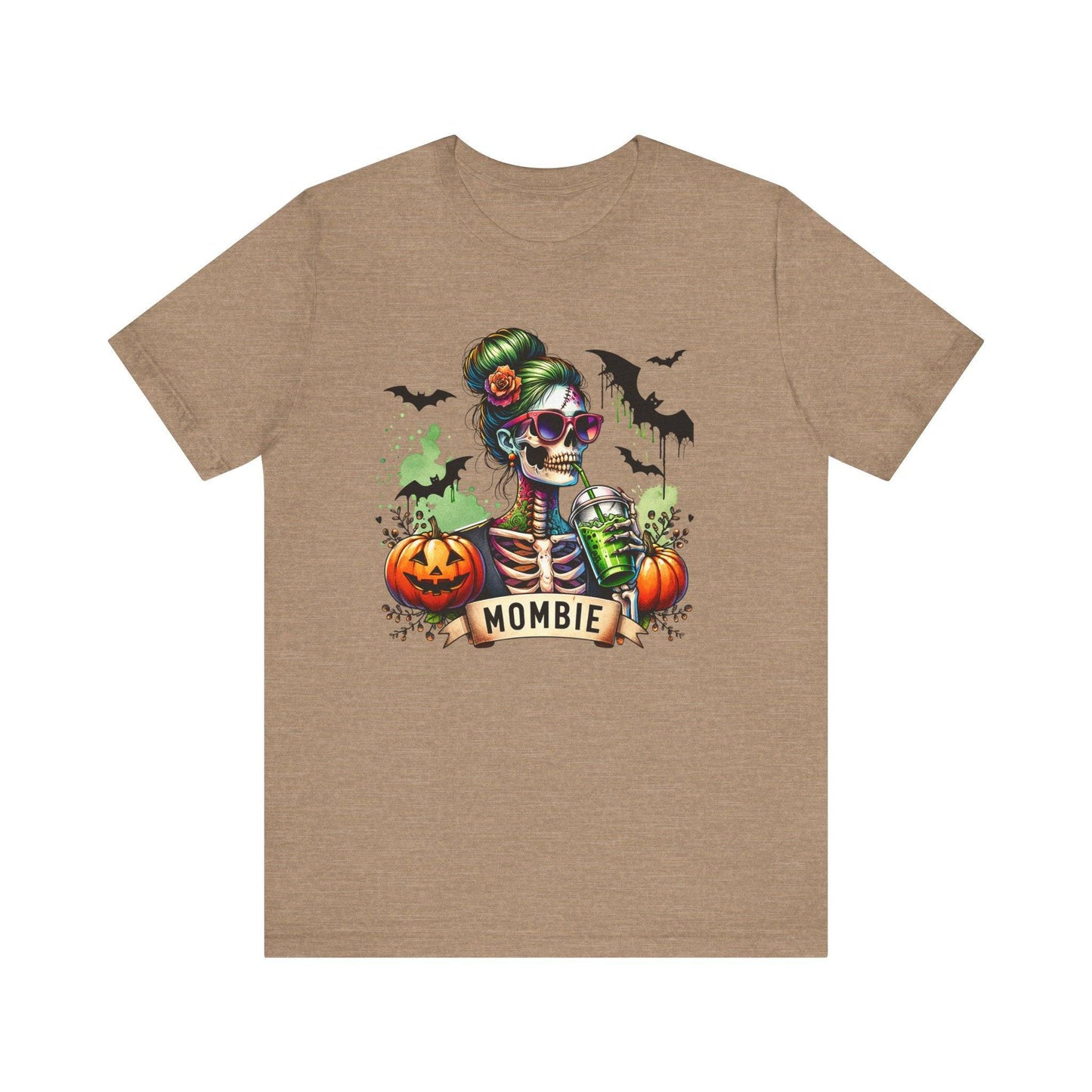 Mombie Halloween T-Shirt - Funny Skeleton Mom Design - Goateez Style