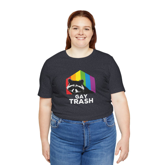 Gay Trash Raccoon Pride Shirt - Funny LGBTQ Trash Panda Tee - Goateez Style