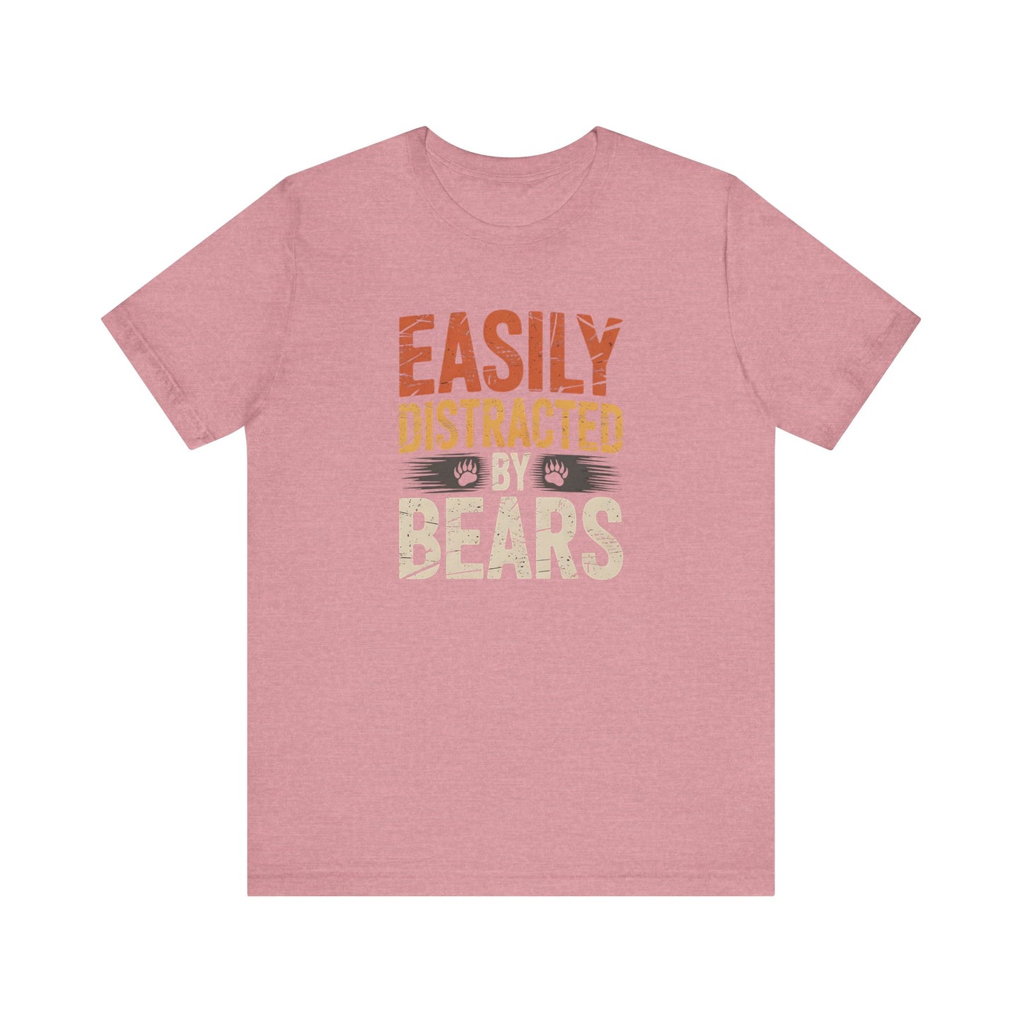 Easily Distracted By Bears Shirt - Funny LGBTQ Bear Tee