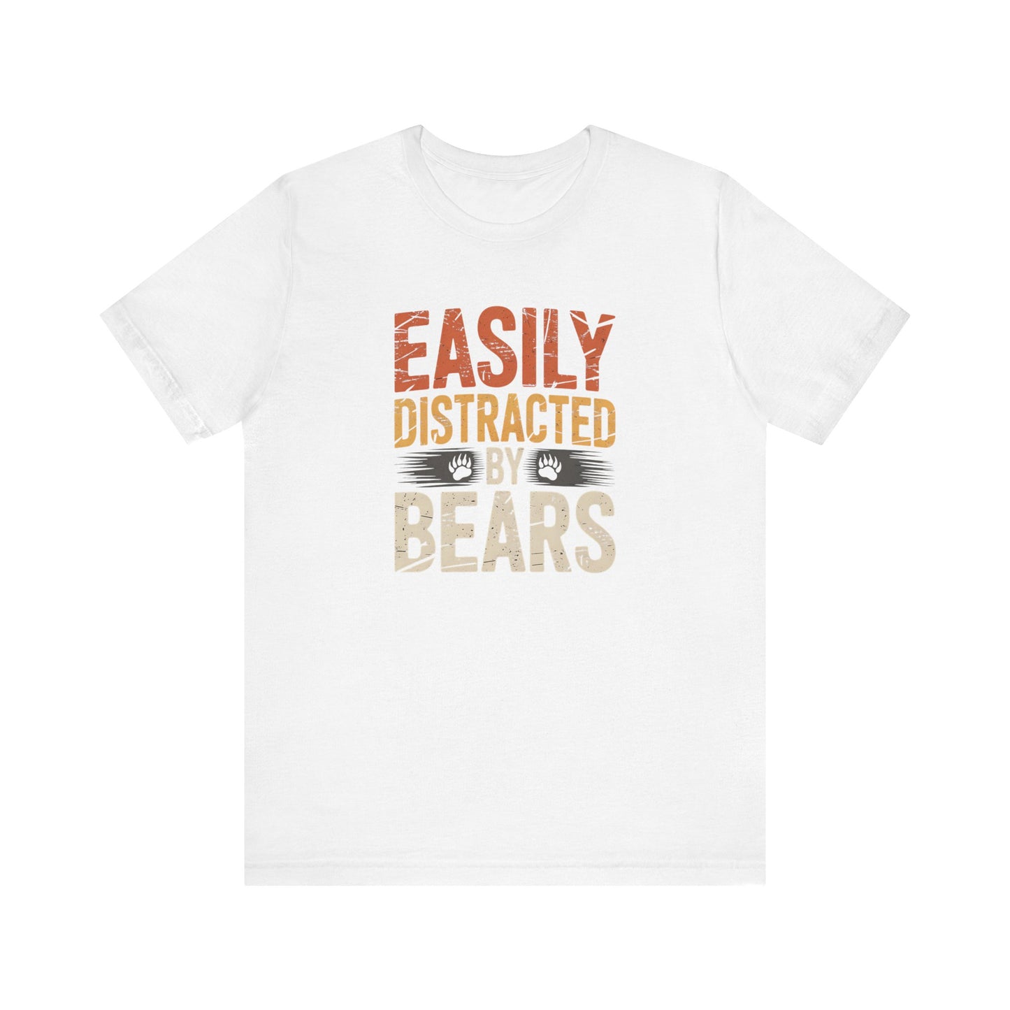 Easily Distracted By Bears Shirt - Funny LGBTQ Bear Tee