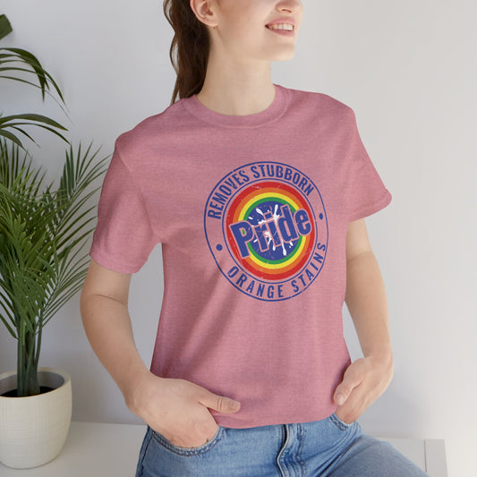 Pride Removes Orange Stains Shirt | Funny LGBTQ+ Tee - Goateez Style