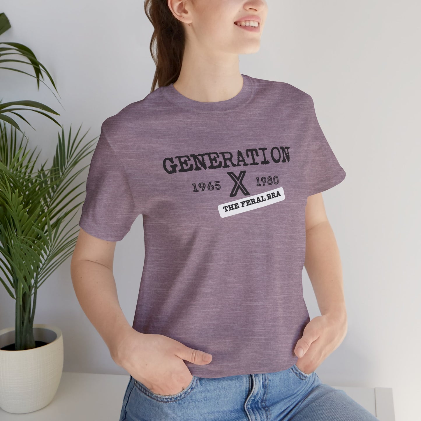 Generation X 1965-1980 The Feral Era T-Shirt - Nostalgic Retro Design