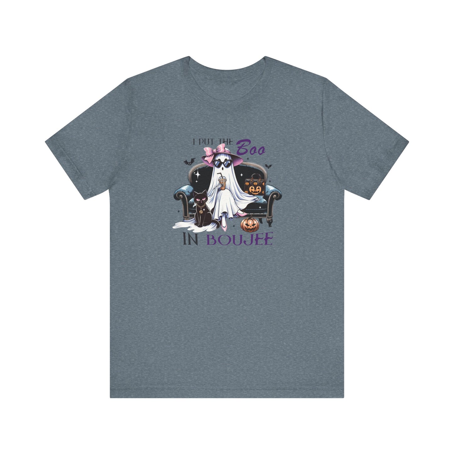 Boujee Ghost Halloween Shirt - I Put the Boo in Boujee Tee