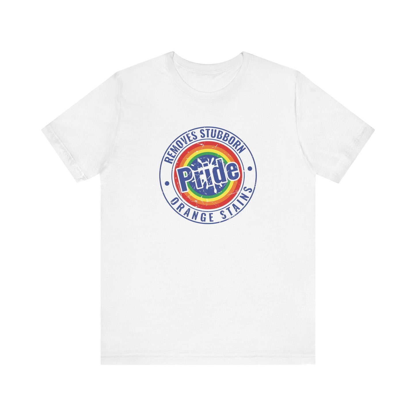 Pride Removes Orange Stains Shirt | Funny LGBTQ+ Tee - Goateez Style