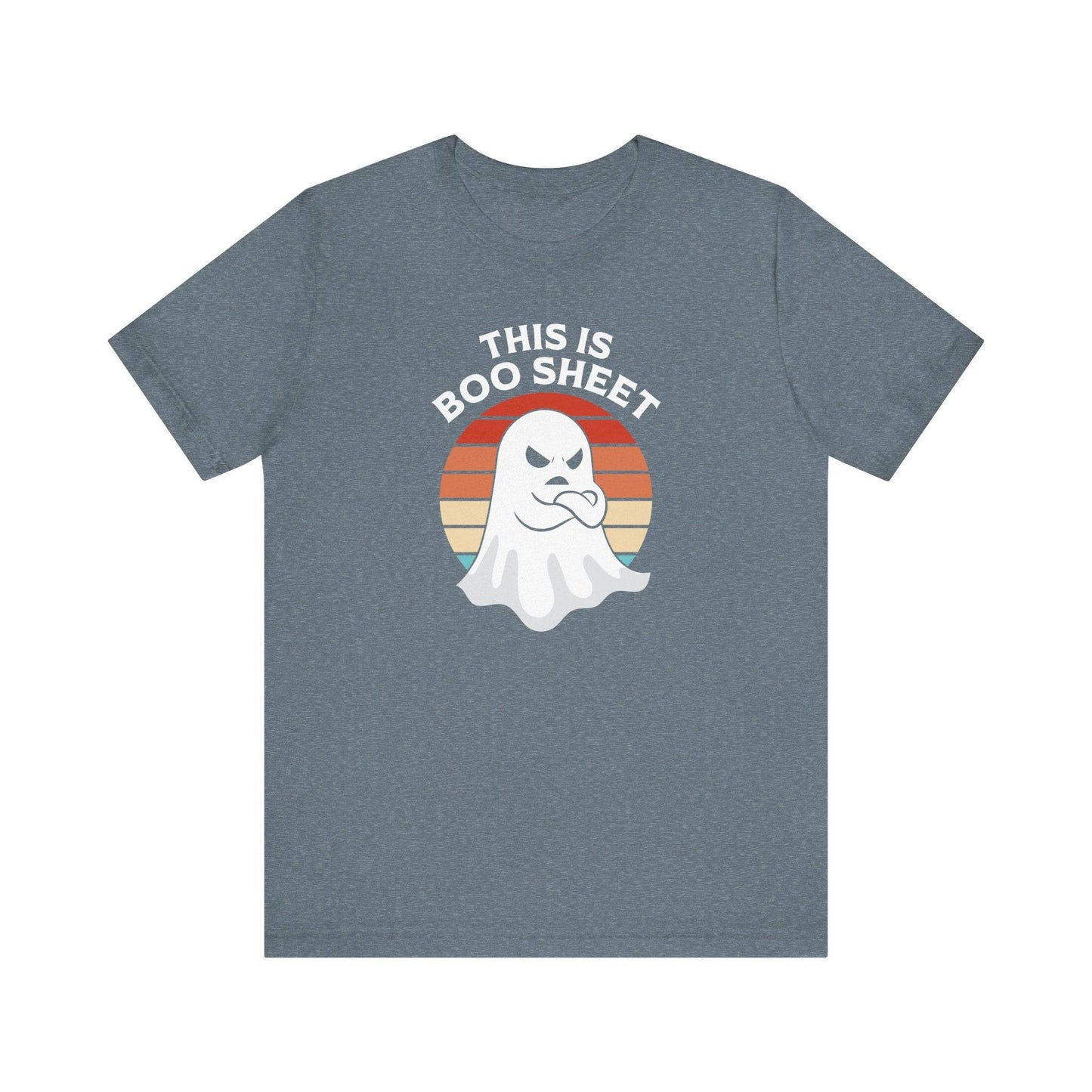 This is Boo Sheet Humorous Halloween Graphic T-Shirt - Goateez Style