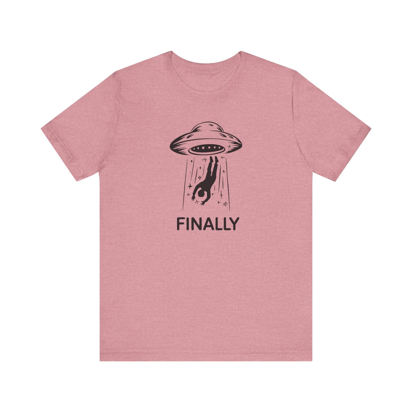 Finally Some Good News Shirt - Alien Abduction Humor - Goateez Style