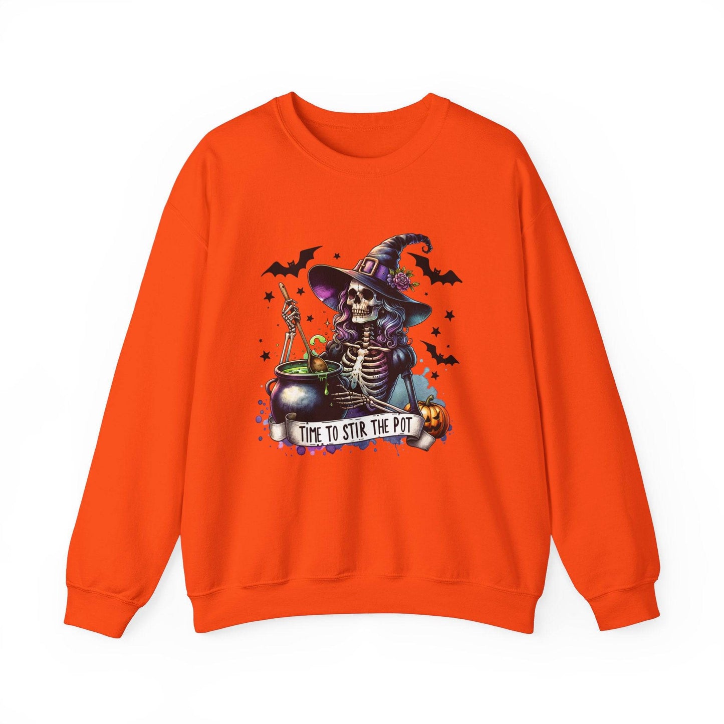 Time to Stir the Pot Halloween Sweatshirt - Goateez Style