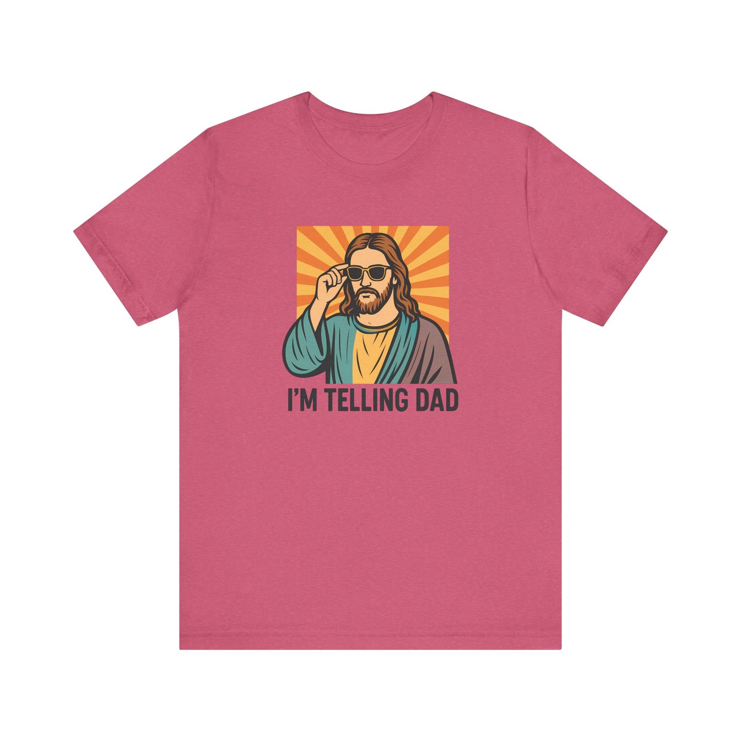 I'm Telling Dad Shirt - Funny Jesus Cool Shades Christian Tee - Goateez Style