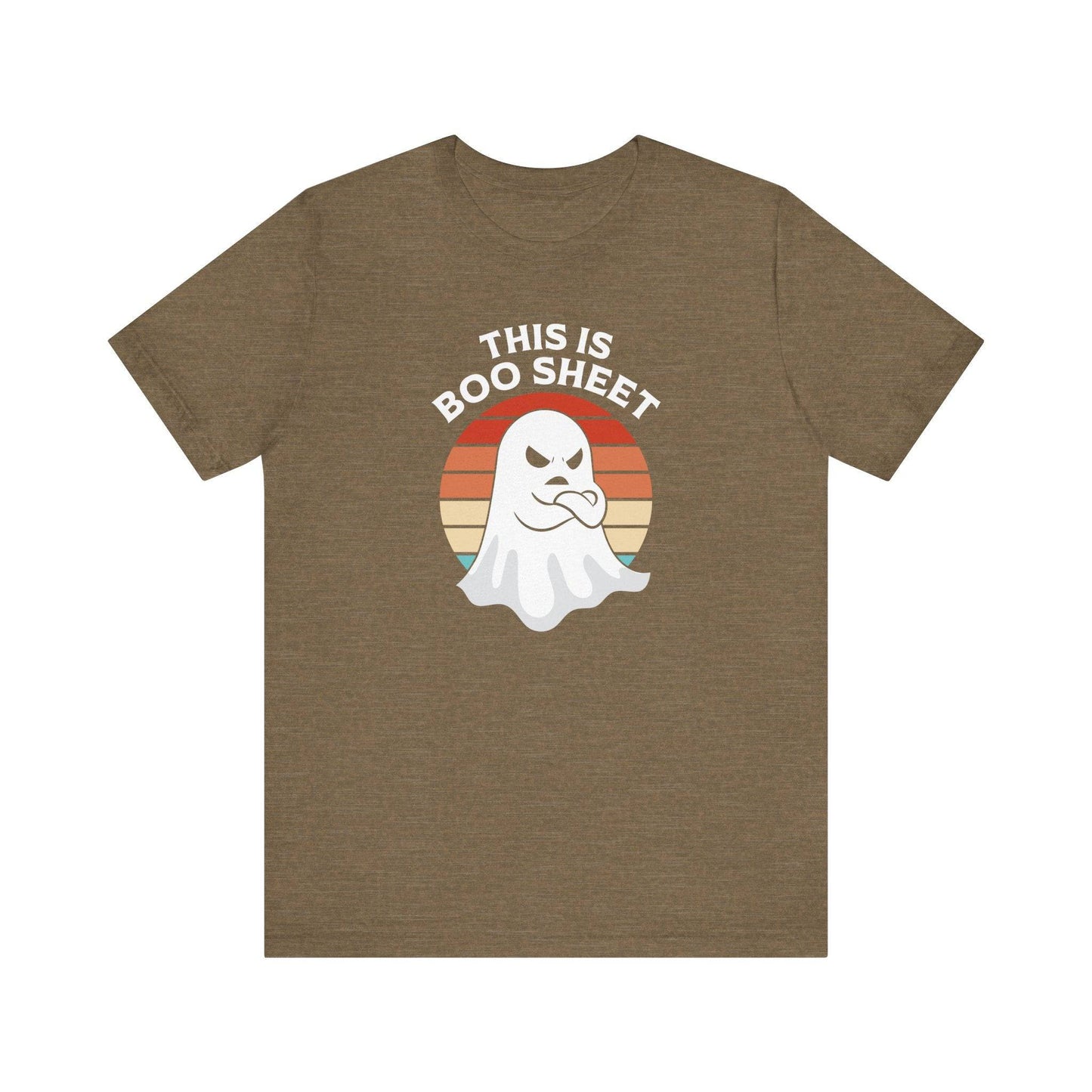 This is Boo Sheet Humorous Halloween Graphic T-Shirt - Goateez Style
