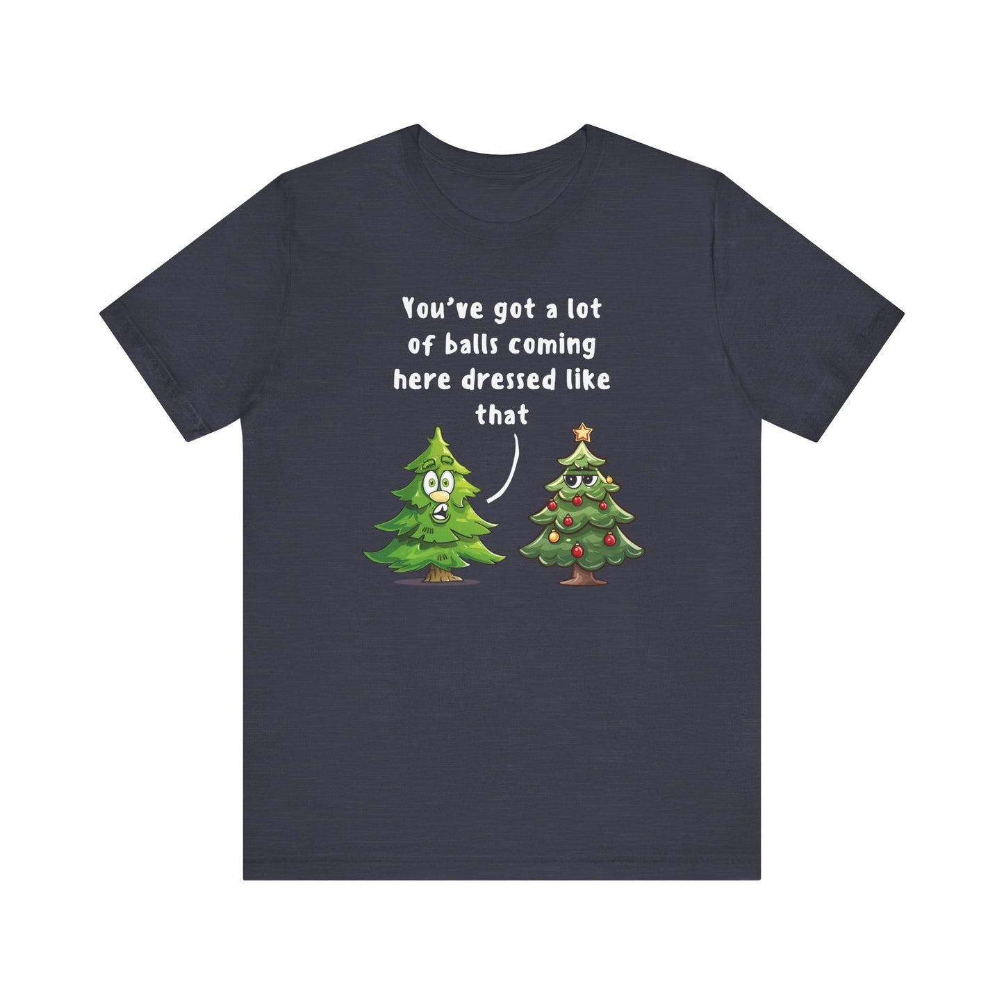 Funny Christmas Tree Shirt | Holiday Humor Party Tee - Goateez Style