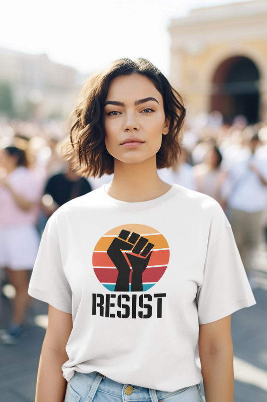 Resist Protest Shirt - Anti MAGA Political Tee - Goateez Style