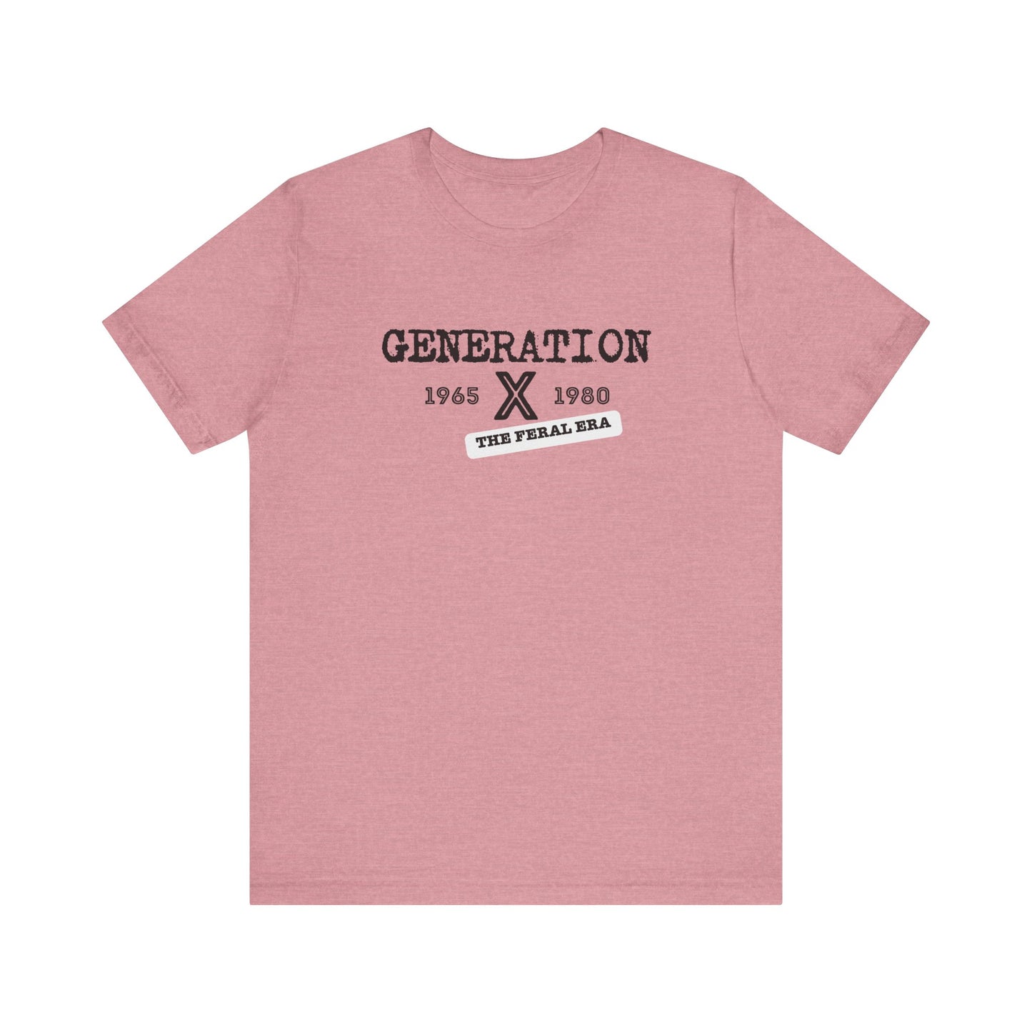 Generation X 1965-1980 The Feral Era T-Shirt - Nostalgic Retro Design