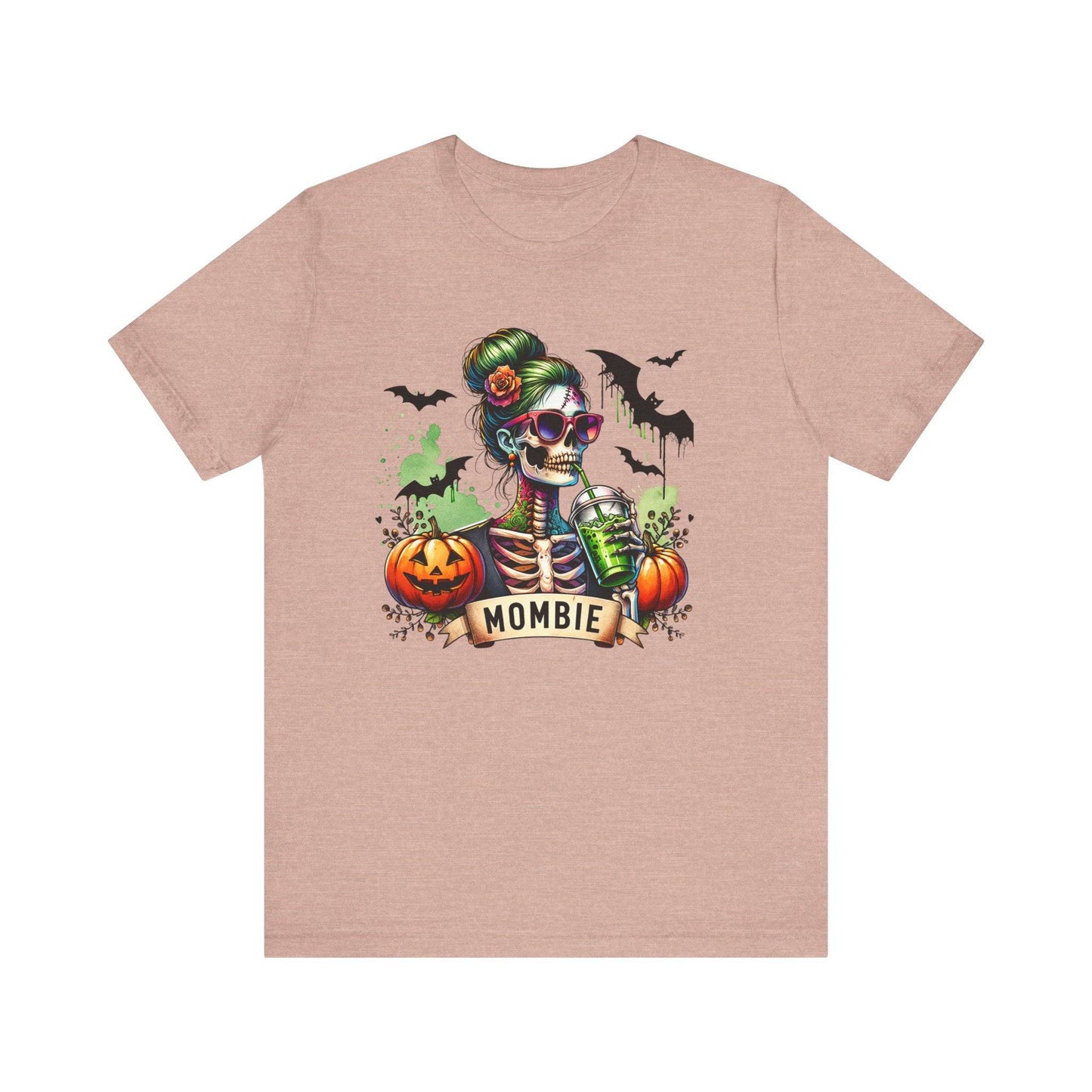 Mombie Halloween T-Shirt - Funny Skeleton Mom Design - Goateez Style