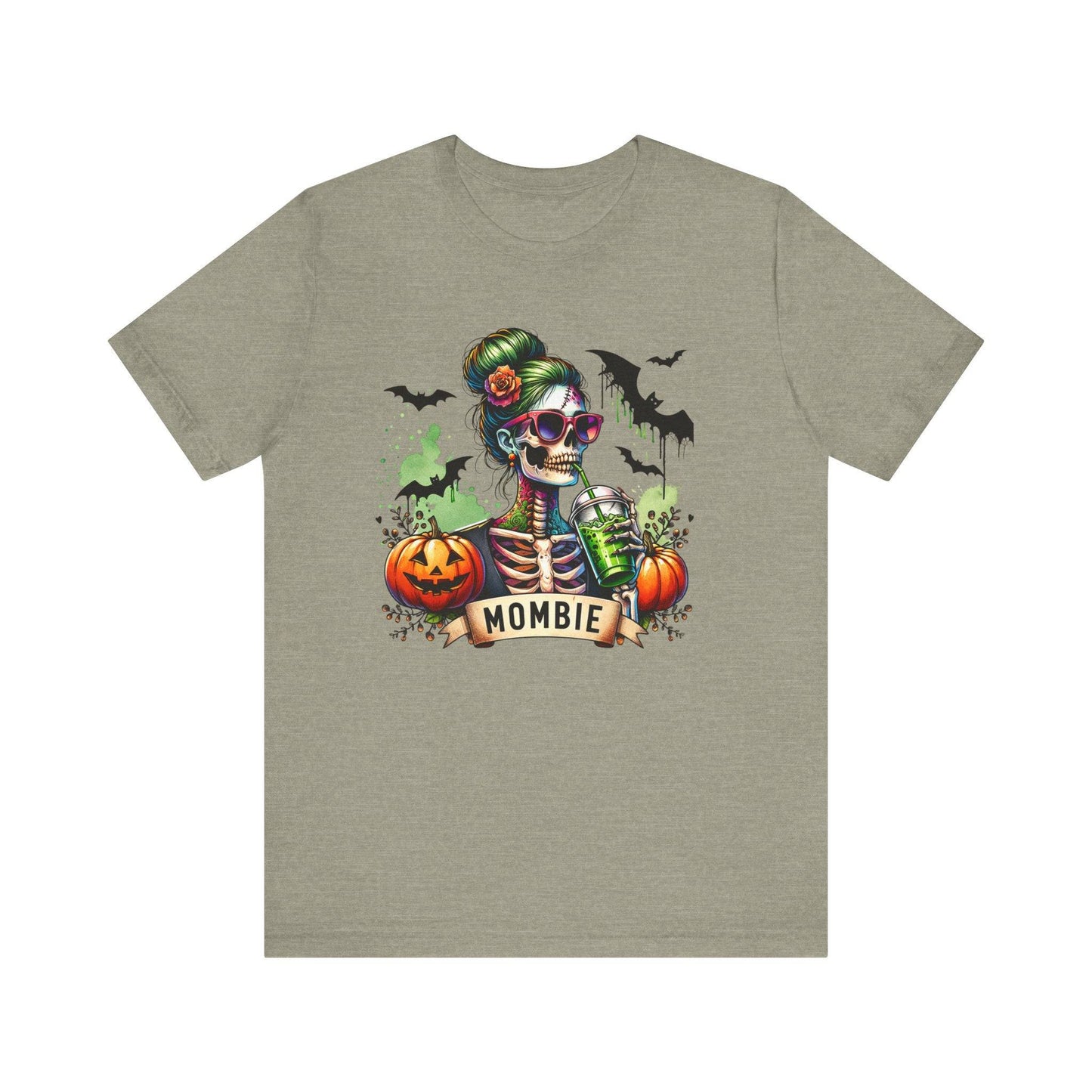 Mombie Halloween T-Shirt - Funny Skeleton Mom Design - Goateez Style