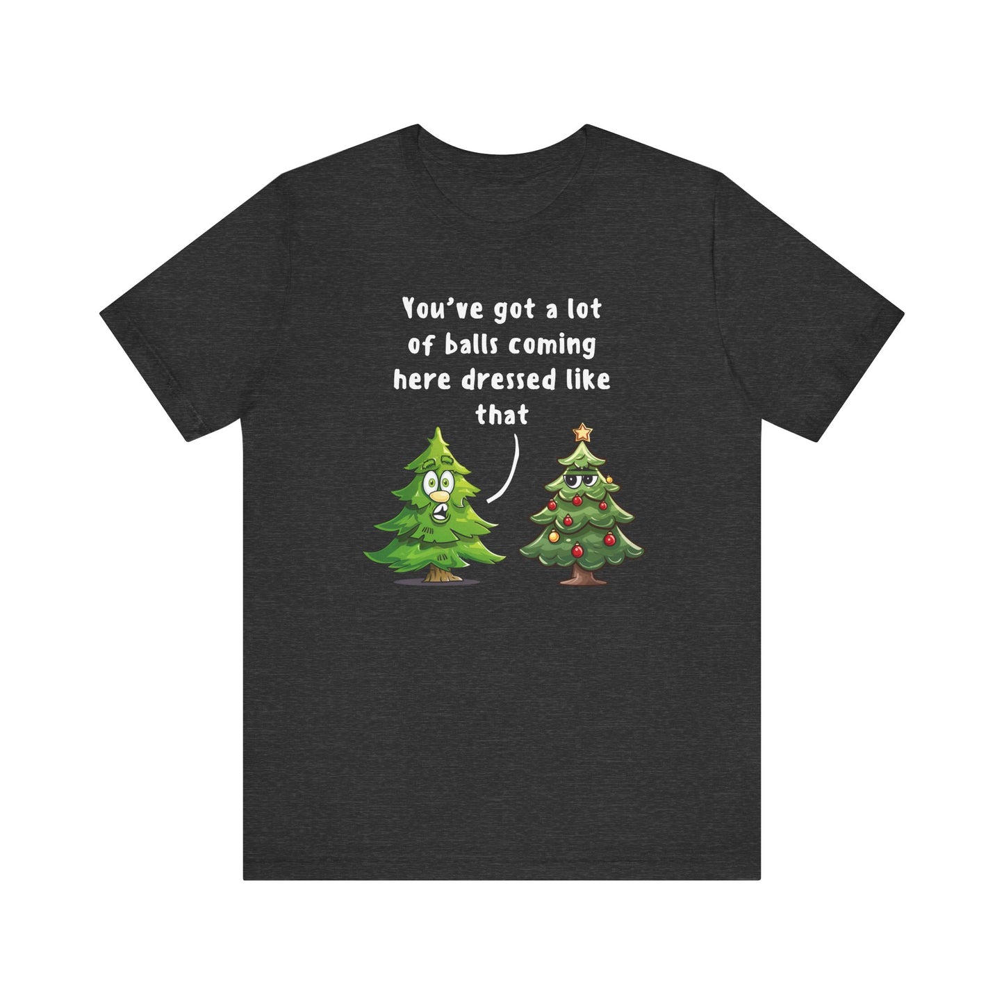 Funny Christmas Tree Shirt | Holiday Humor Party Tee - Goateez Style