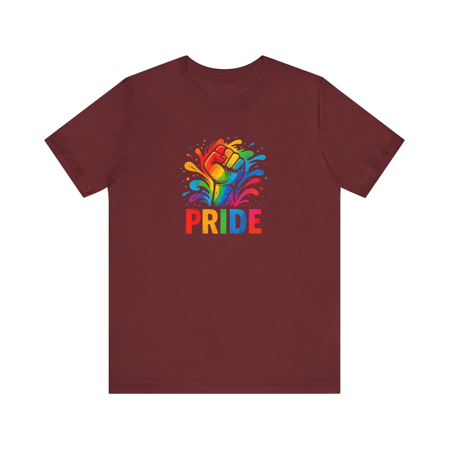 Rainbow Fist Pride T-Shirt - LGBTQ Protest Shirt