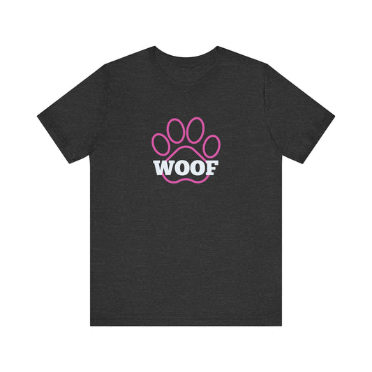 WOOF Shirt - Funny LGBTQ Dog Paw Tee for Pride & Play - Goateez Style