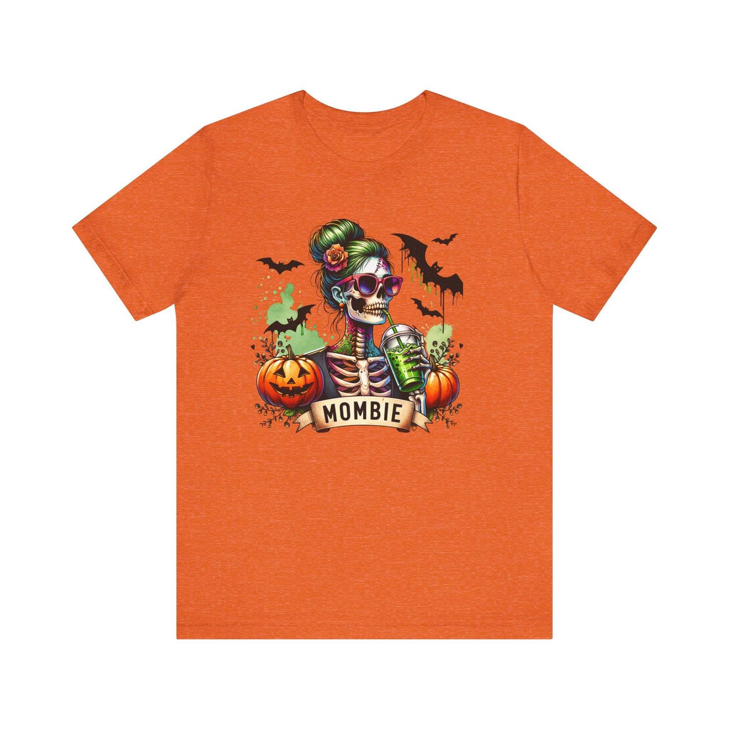 Mombie Halloween T-Shirt - Funny Skeleton Mom Design - Goateez Style