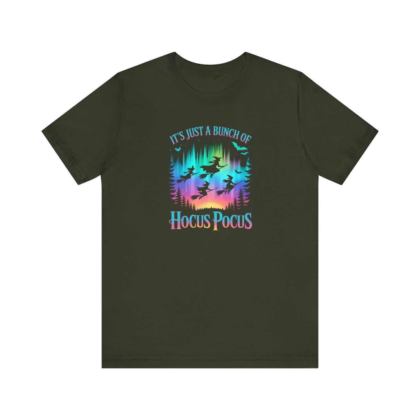 Hocus Pocus T-Shirt - Neon Witch Halloween Graphic Tee