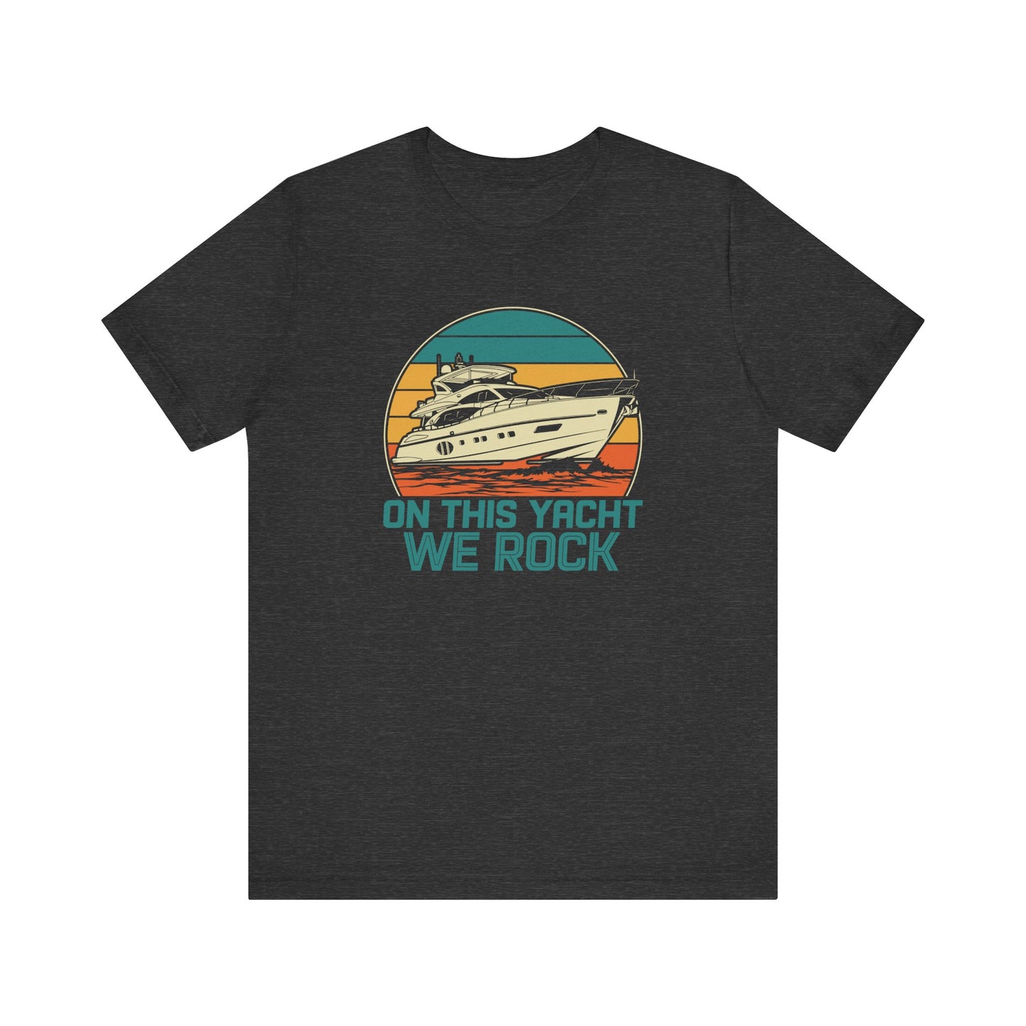 On This Yacht We Rock Shirt, Funny Yacht Rock Tee - Goateez Style
