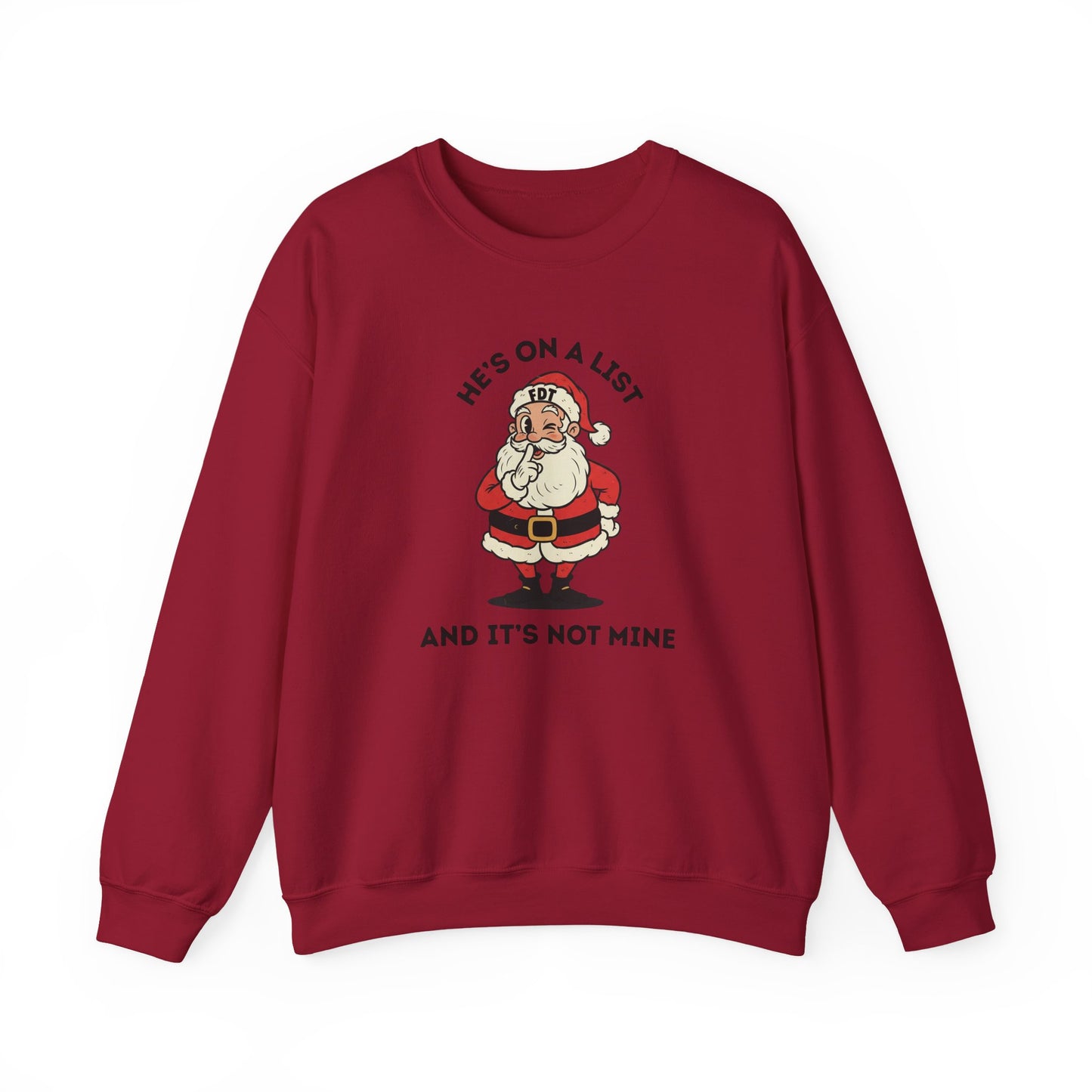 FDT Santa Sweatshirt Anti Trump Political Christmas Humor