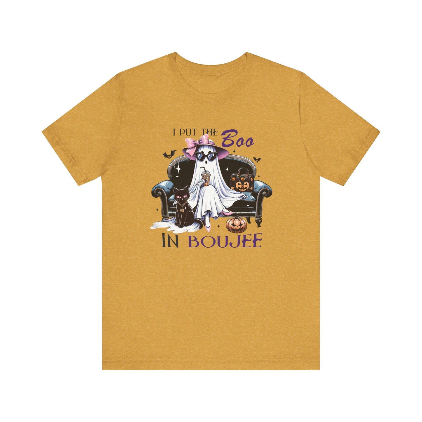 Boujee Ghost Halloween Shirt - I Put the Boo in Boujee Tee - Goateez Style