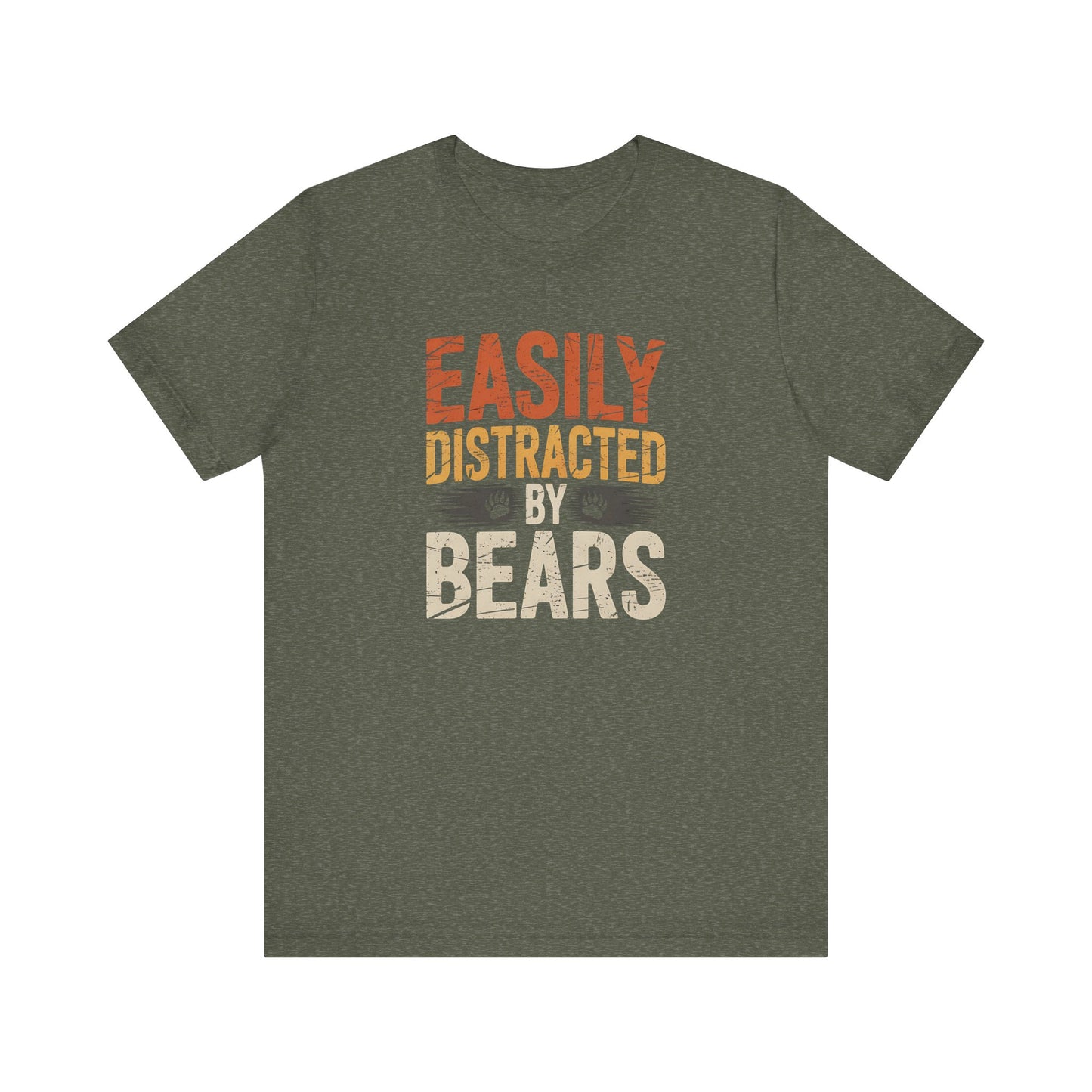 Easily Distracted By Bears Shirt - Funny LGBTQ Bear Tee