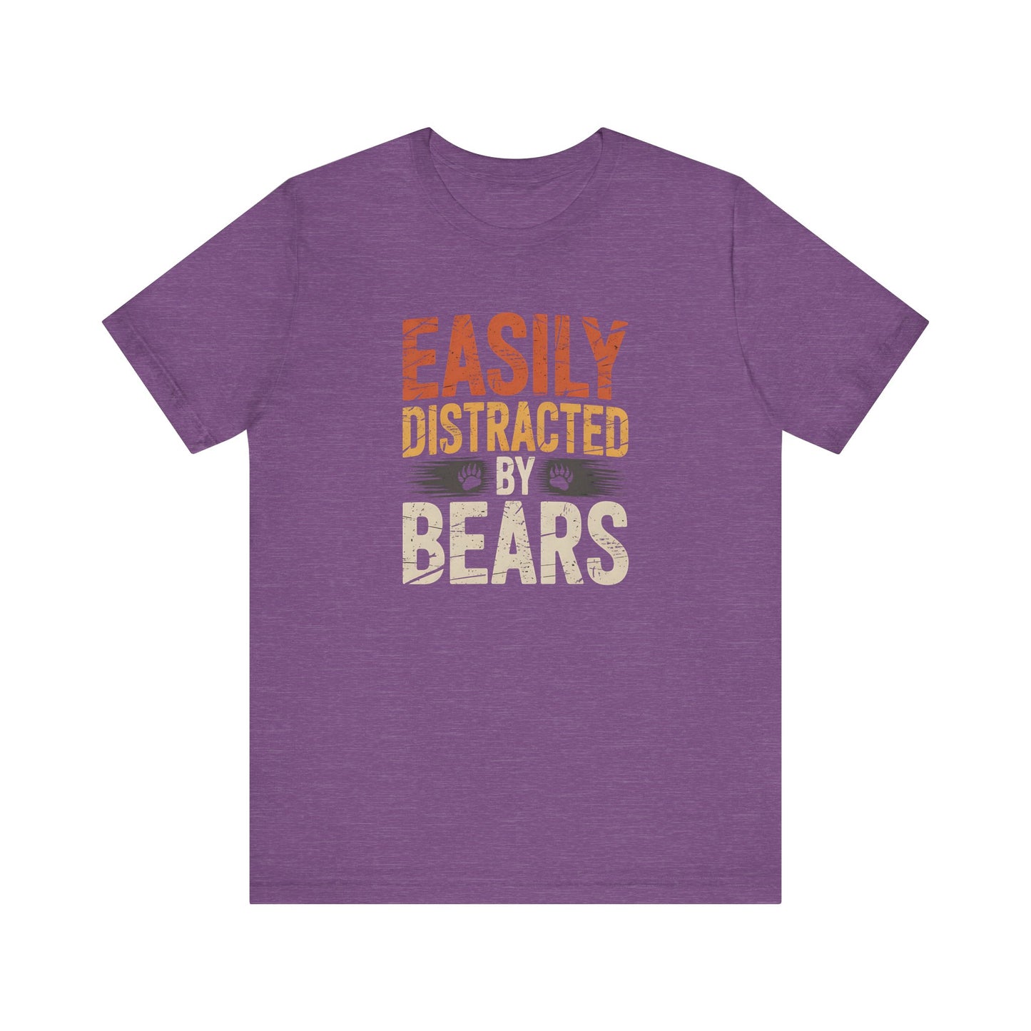 Easily Distracted By Bears Shirt - Funny LGBTQ Bear Tee