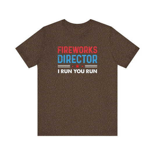 Fireworks Director T-Shirt - Funny Patriotic Design - Goateez Style