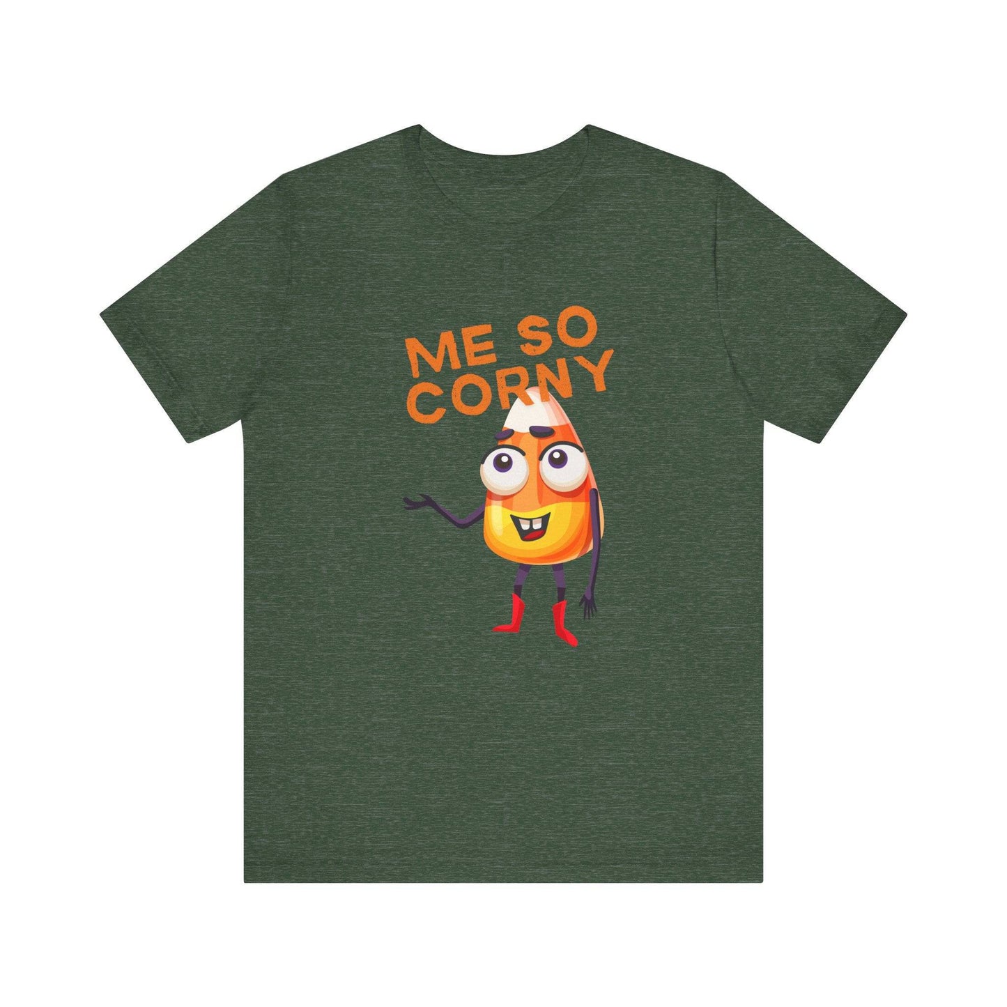 Me So Corny Funny Adult Humor T-Shirt - Sexy Candy Corn Innuendo Tee - Goateez Style