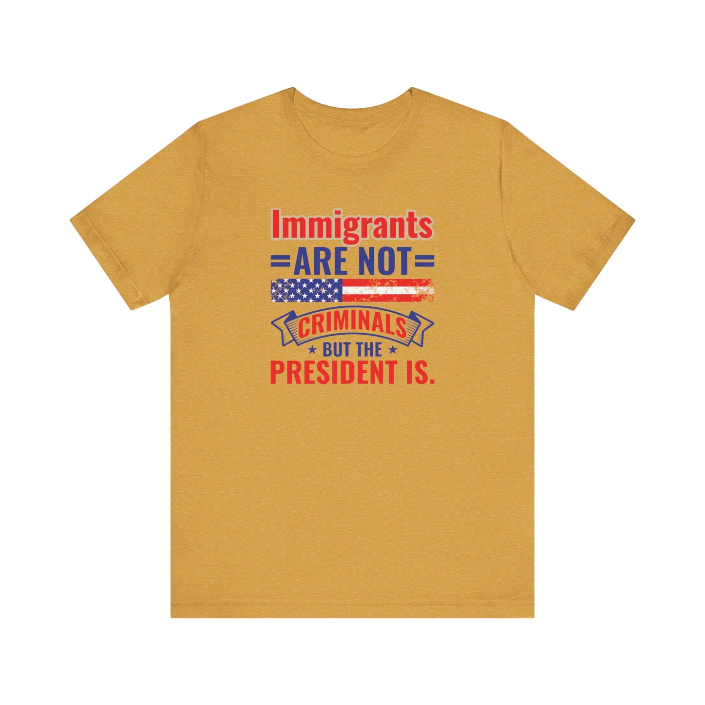 Immigrants Not Criminals Shirt | Bold Protest Activist Tee - Goateez Style